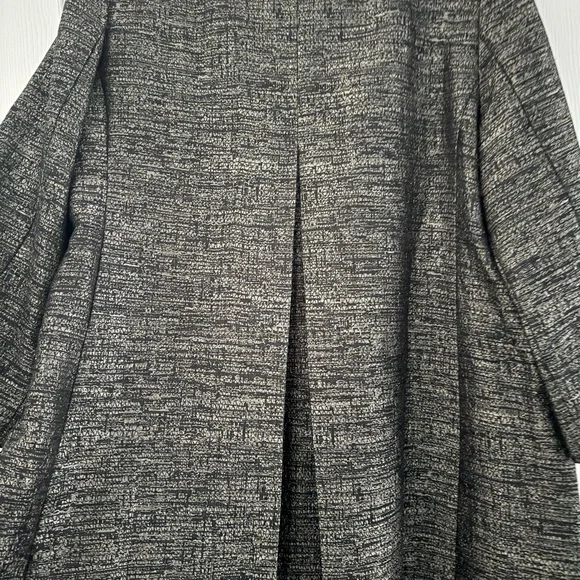 Eileen Fisher Charcoal and Black Cape Jacket - Picture 5 of 6